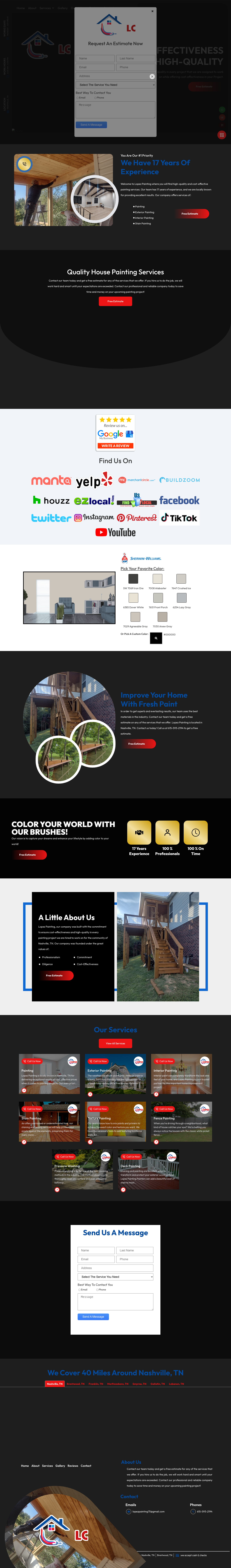 Current Lopez Painting website