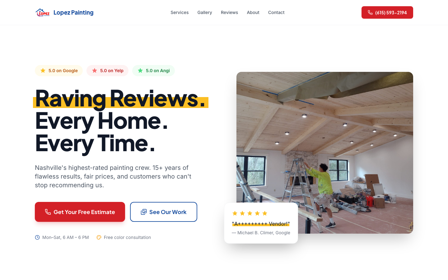 Design 1 — Raving Reviews, bold highlight-marker style